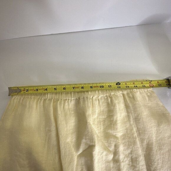 Vintage Maxi Linen Skirt Pockets Beach Women’s M Minimalist Boho 32-36” Waist - Picture 5 of 6